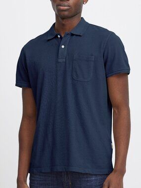 Blend Navy Short Sleeve Polo